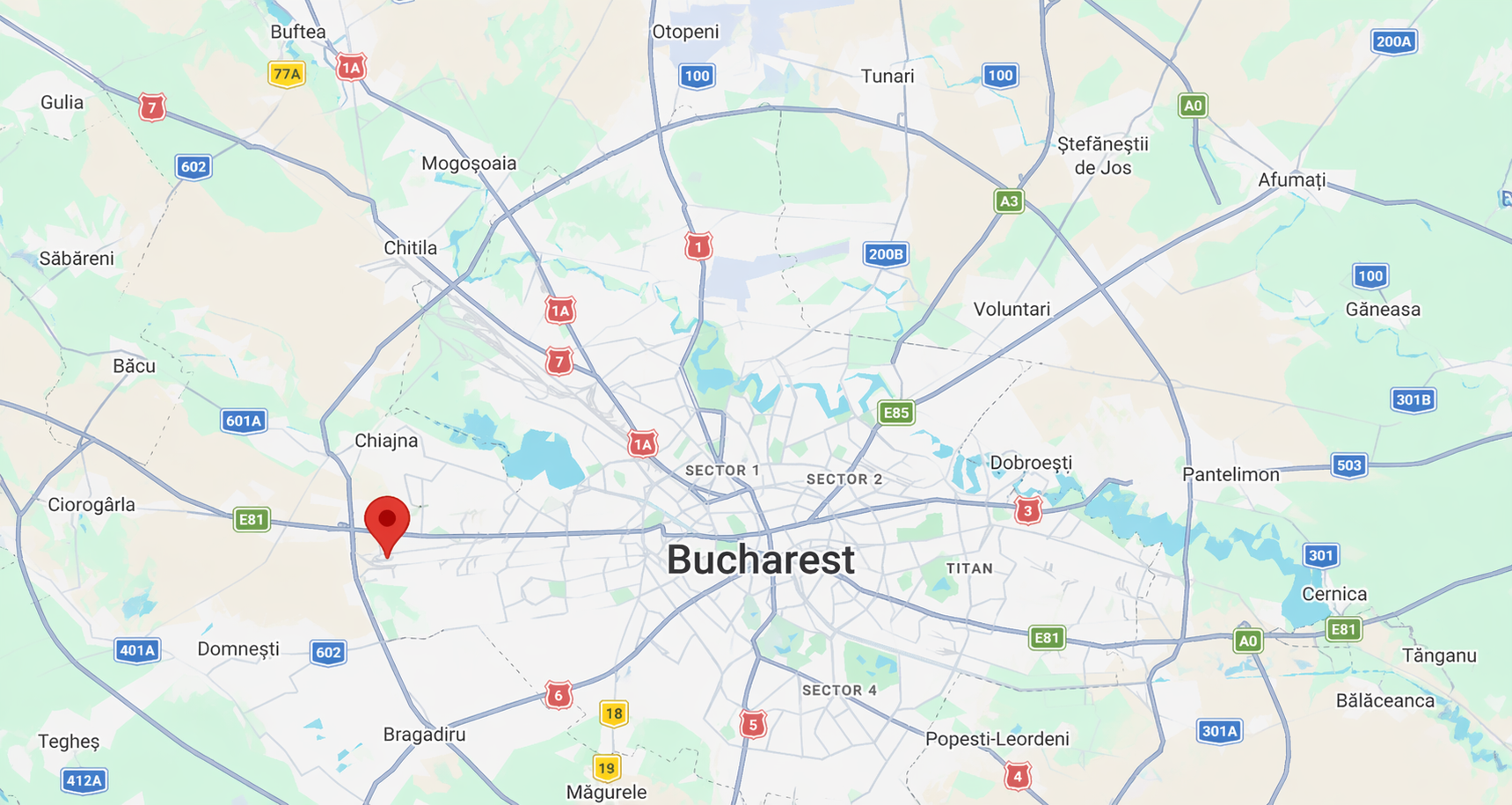 Locatie B-Expert Bucuresti