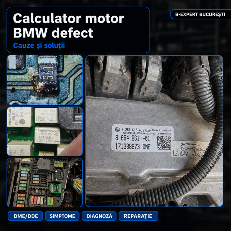 Calculator motor BMW defect: simptome comune